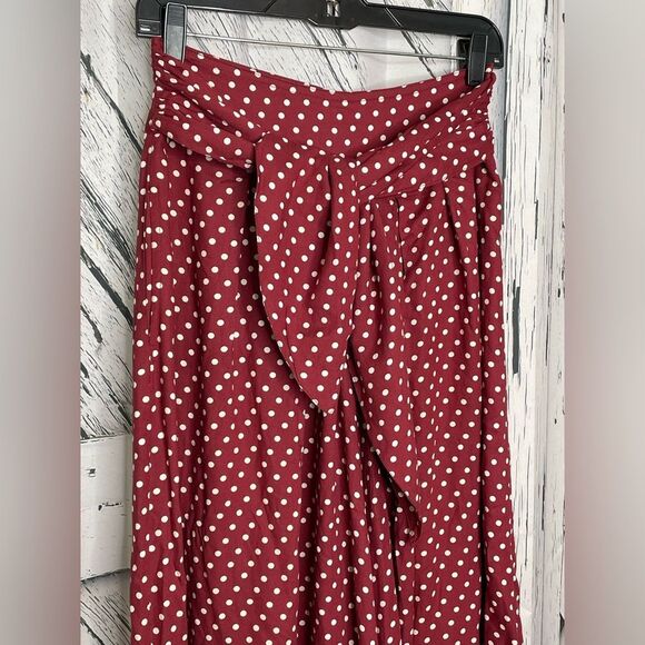 ASOS Polka Dot Wide Leg Palazzo Pant 4 - Picture 2 of 10